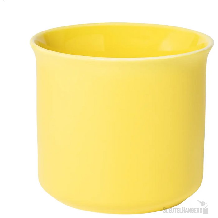 Woodstock Flat Matte Vintage Mok Geel