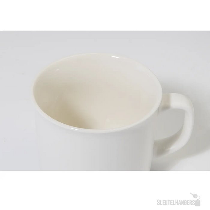 Woodstock Flat Matte Vintage Mok Wit