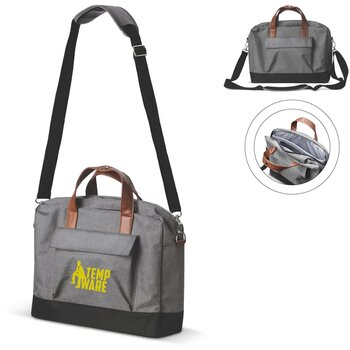 Laptoptas Brixton grijs / zwart