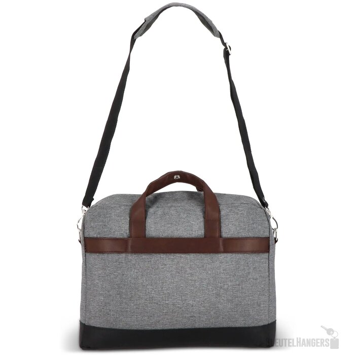 Laptoptas Brixton grijs / zwart
