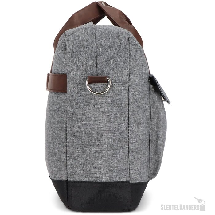 Laptoptas Brixton grijs / zwart
