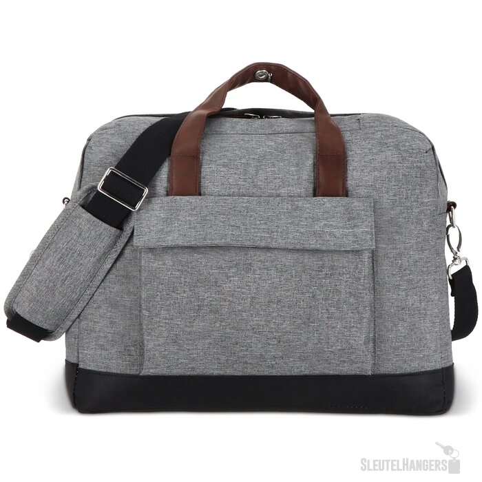 Laptoptas Brixton grijs / zwart