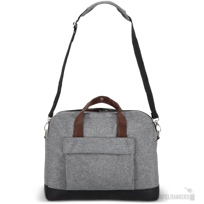 Laptoptas Brixton grijs / zwart