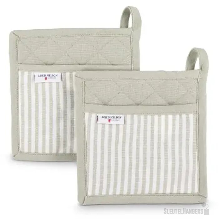 Lord Nelson Victory ovenwanten set 2 stuks lichtgroen / wit