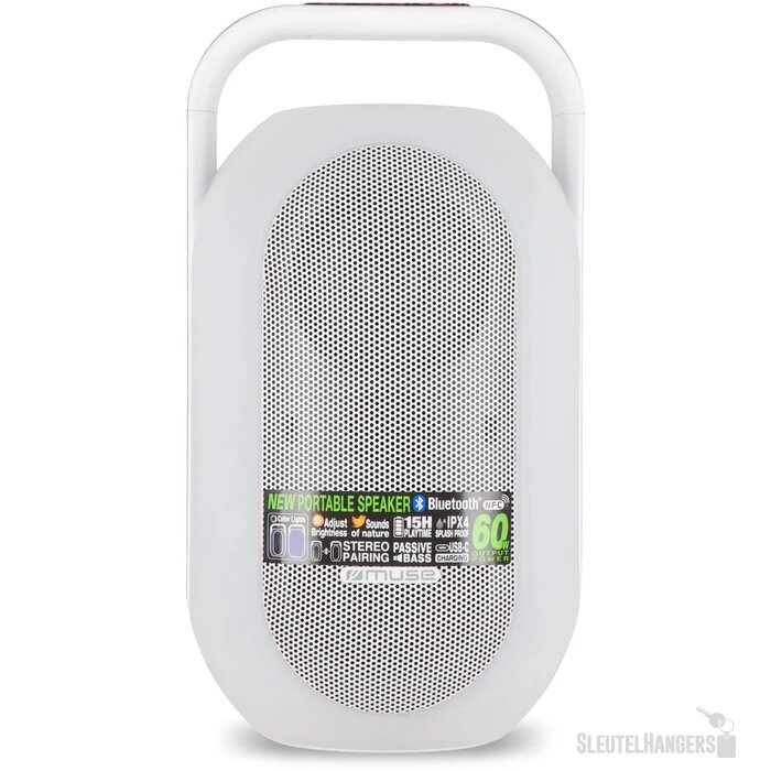 ML-625| Muse Ambient Light Bluetooth Speaker IPX4 wit