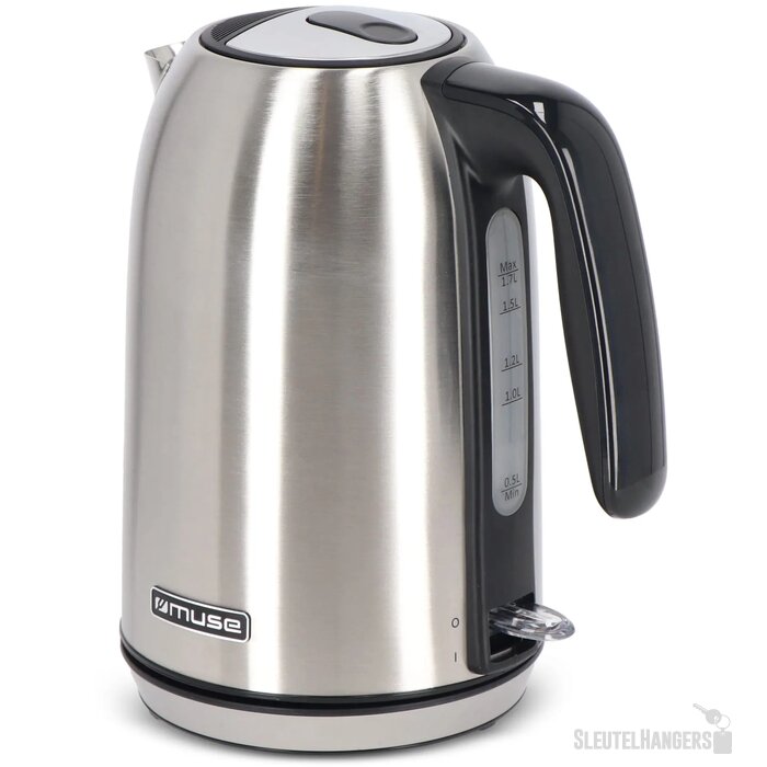 MS-015|Muse Waterkoker Roestvrij Staal zilver