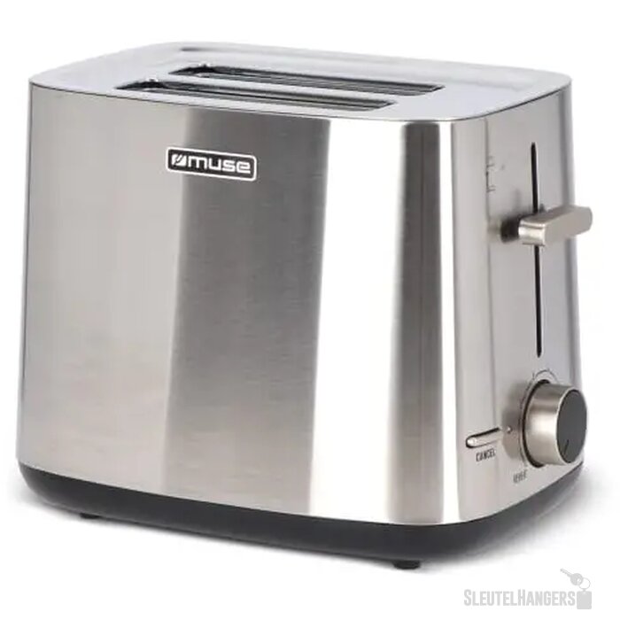 MS-115|Muse Toaster Roestvrij Staal zilver