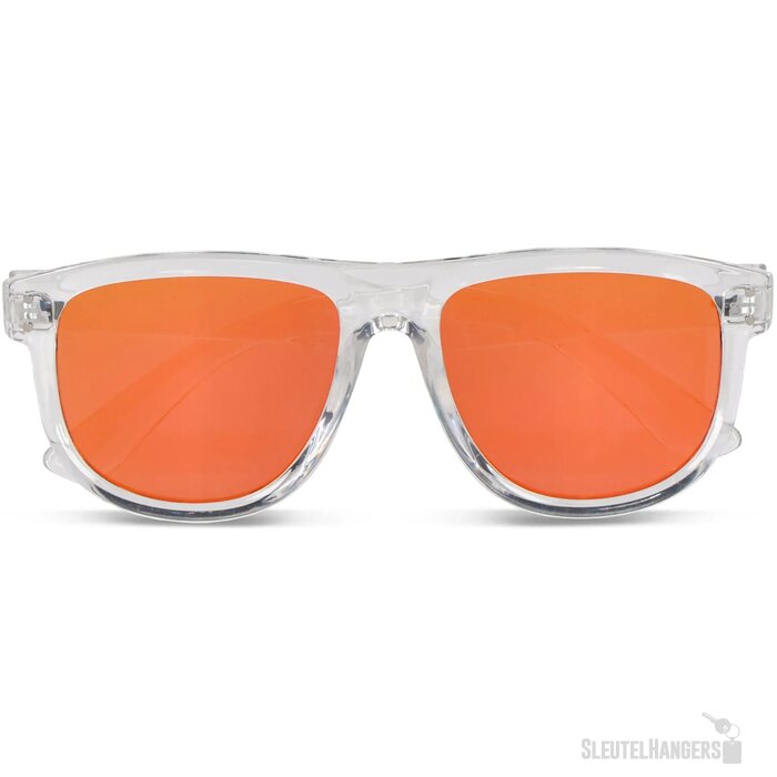 Mia R-PC zonnebril UV400 transparant / rood