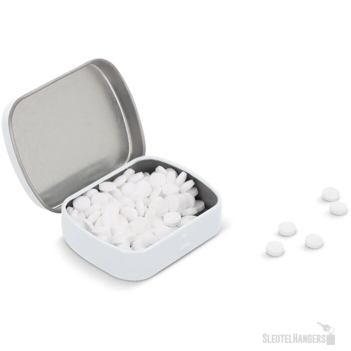 Mini pepermuntdoosje wit