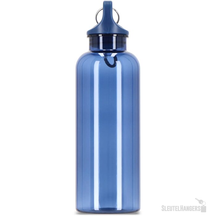 Noa waterfles R-PET 500 ml Transparant transparant / donkerblauw