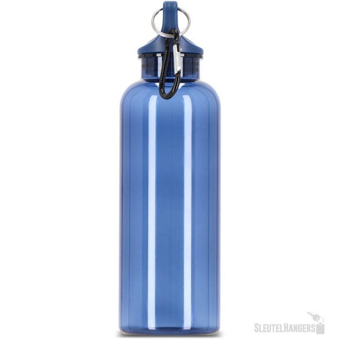 Noa waterfles R-PET 500 ml Transparant transparant / donkerblauw