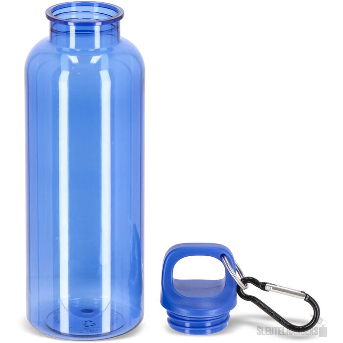 Noa waterfles R-PET 500 ml Transparant transparant / blauw