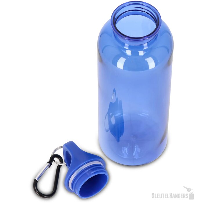 Noa waterfles R-PET 500 ml Transparant transparant / blauw