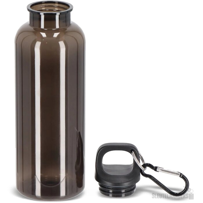 Noa waterfles R-PET 500 ml Transparant transparant / zwart