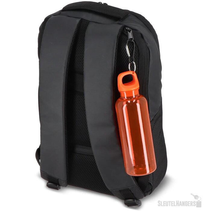 Noa waterfles R-PET 500 ml Transparant transparant / oranje
