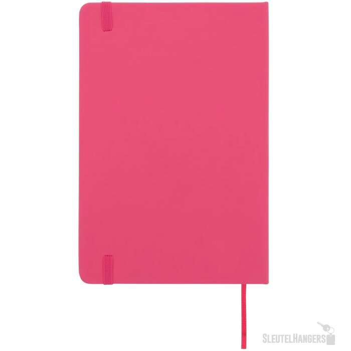 Notitieboek A5 PU met puntraster pagina's roze