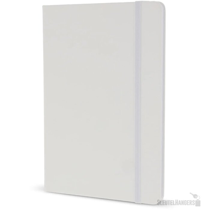 Notitieboek A5 PU met puntraster pagina's wit