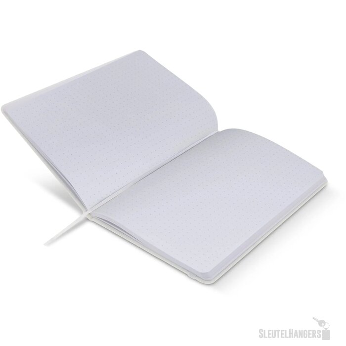 Notitieboek A5 PU met puntraster pagina's wit