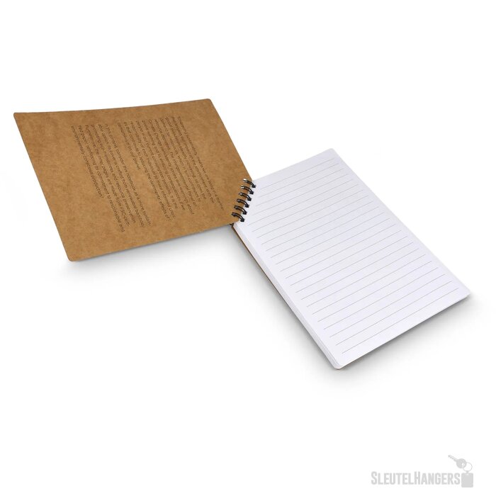 Notitieboek bamboe hoekgebonden A5 natuur