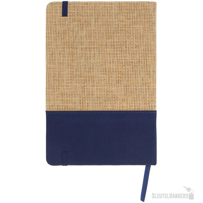 Notitieboek jute R-PET donkerblauw