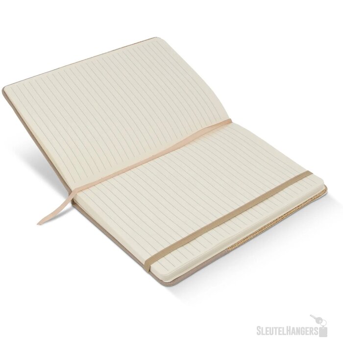 Notitieboek jute R-PET ecru