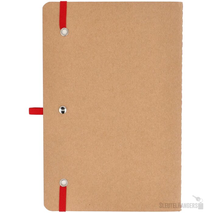 Notitieboek met zachte kaft Kraftpapier A5 rood