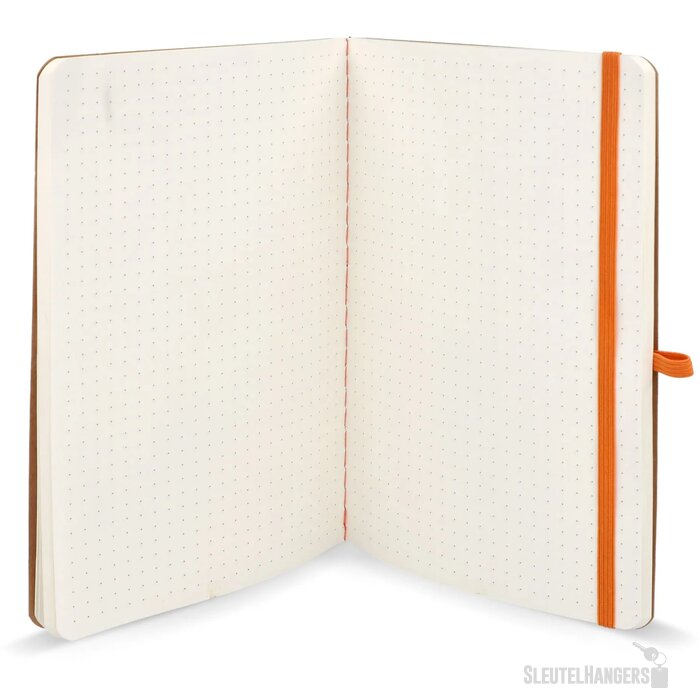Notitieboek met zachte kaft Kraftpapier A5 oranje
