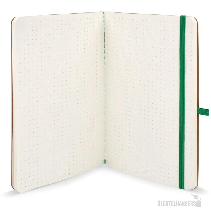 Notitieboek met zachte kaft Kraftpapier A5 groen