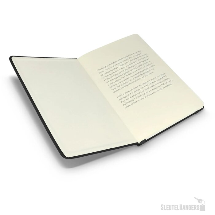 Notitieboek R-PET/PU A5 zwart