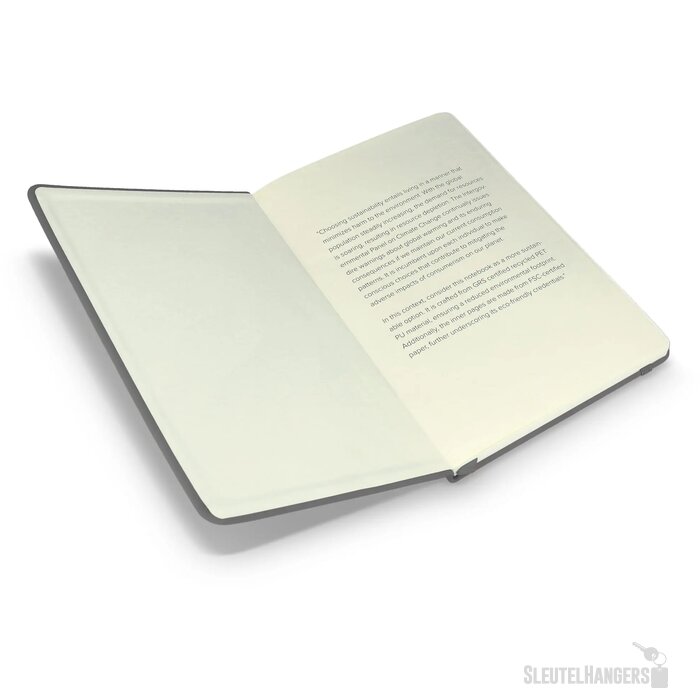 Notitieboek R-PET/PU A5 grijs