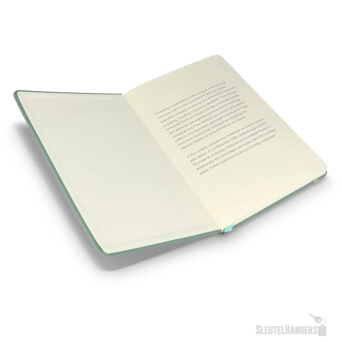 Notitieboek R-PET/PU A5 olijfgroen