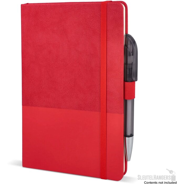 Notitieboek Thermo-leder A5 rood