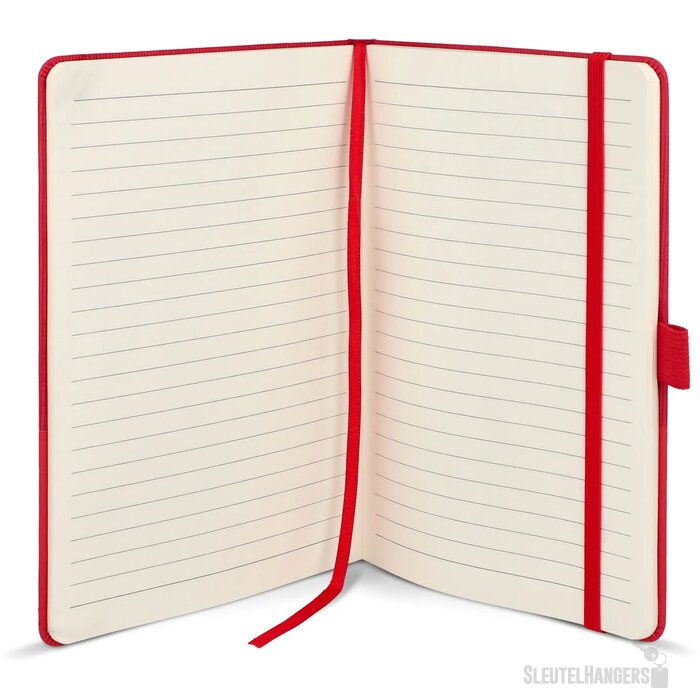 Notitieboek Thermo-leder A5 rood