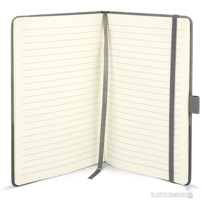 Notitieboek Thermo-leder A5 grijs