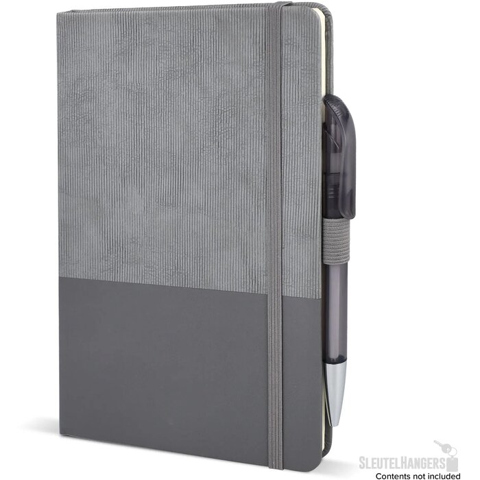 Notitieboek Thermo-leder A5 grijs