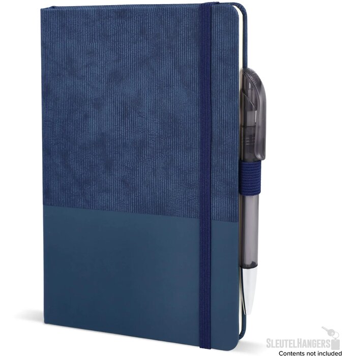 Notitieboek Thermo-leder A5 donkerblauw