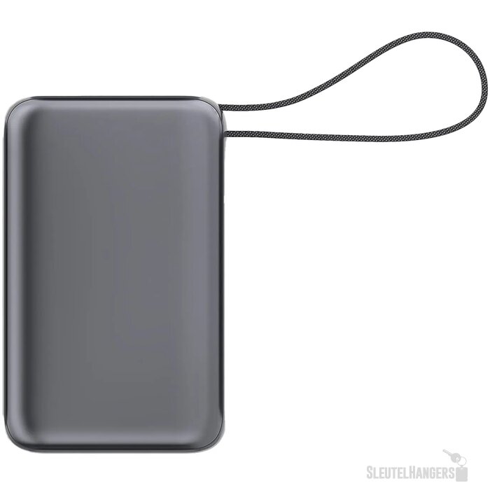 Nova Laptop 65W Powerbank met ingebouwde USB-C kabel 30000 mAh donker grijs