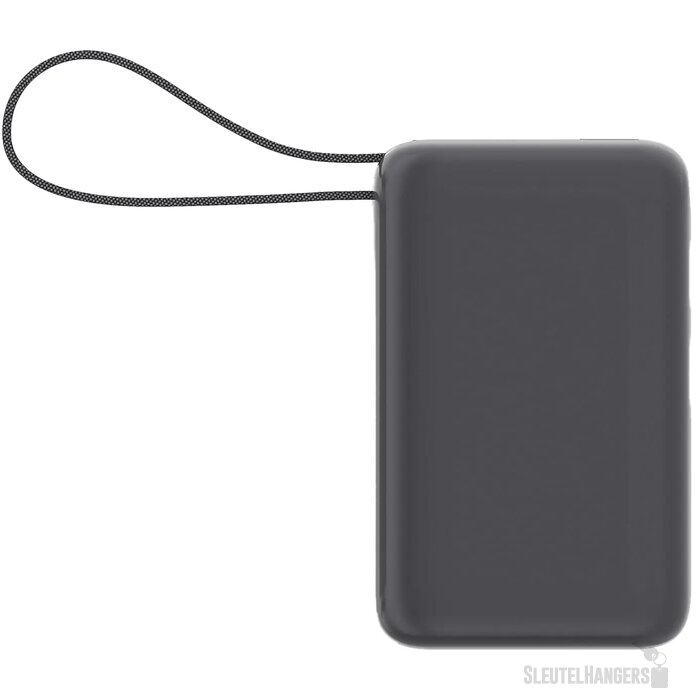 Nova Laptop 65W Powerbank met ingebouwde USB-C kabel 30000 mAh donker grijs