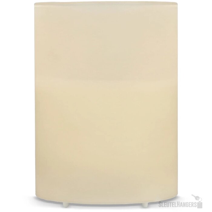 Nyelle oplaadbare LED Wax kaars in glas beige