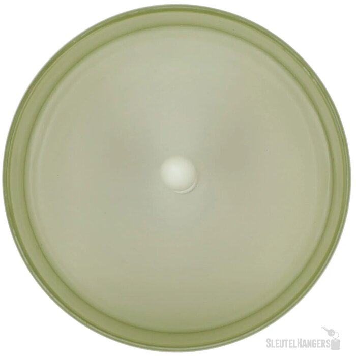 Nyelle oplaadbare LED Wax kaars in glas olijfgroen