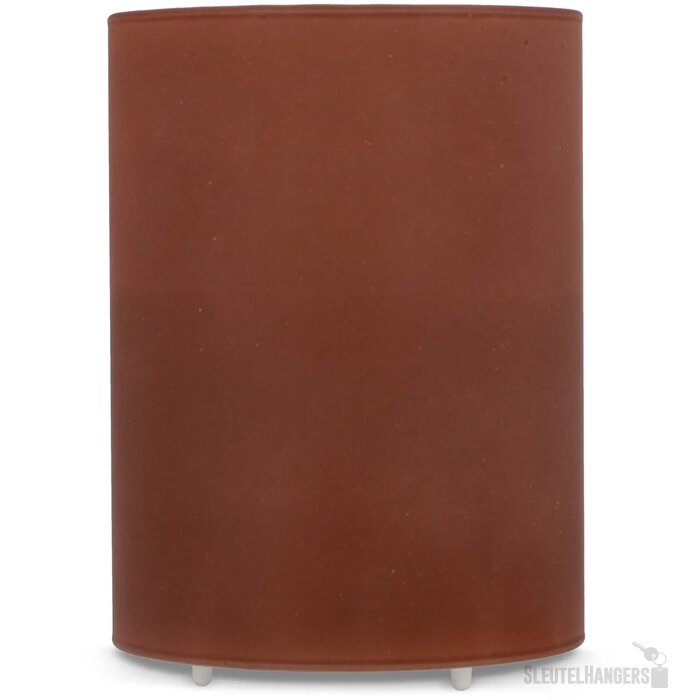 Nyelle oplaadbare LED Wax kaars in glas bruin