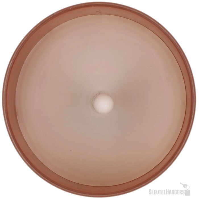 Nyelle oplaadbare LED Wax kaars in glas bruin