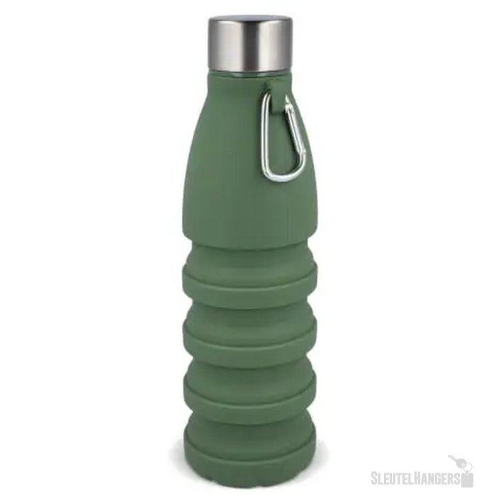 Opvouwbare Waterfles 550ml olijfgroen