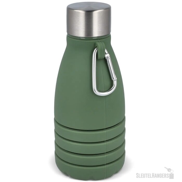 Opvouwbare Waterfles 550ml olijfgroen