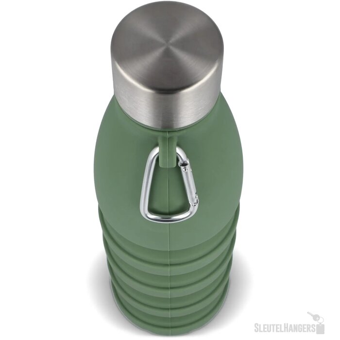 Opvouwbare Waterfles 550ml olijfgroen