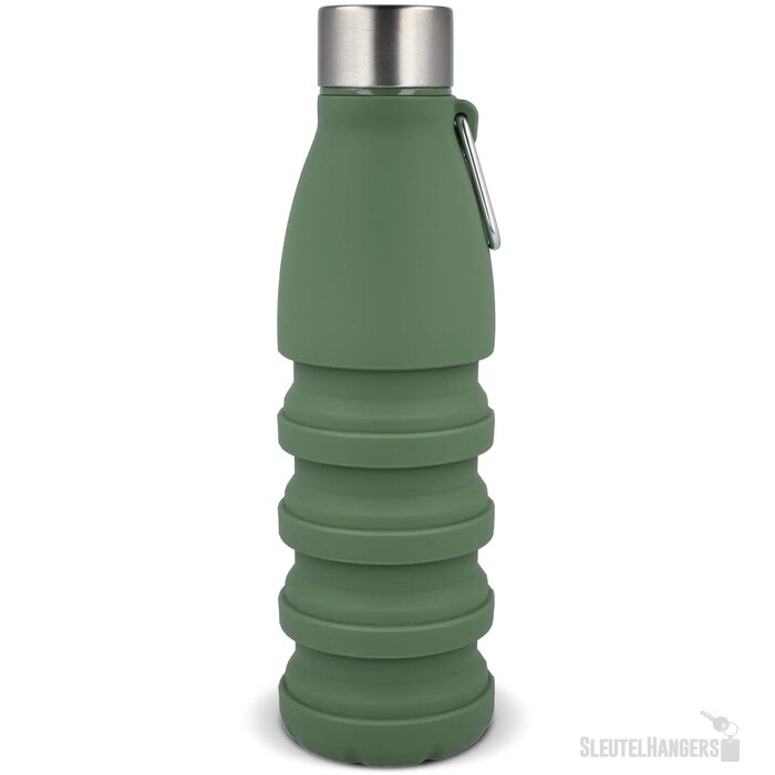 Opvouwbare Waterfles 550ml olijfgroen