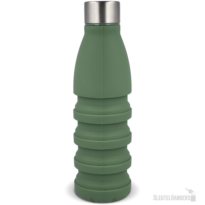 Opvouwbare Waterfles 550ml olijfgroen