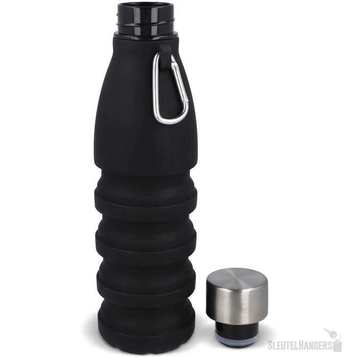 Opvouwbare Waterfles 550ml zwart