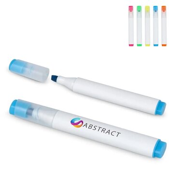 Ovale tekstmarker groen