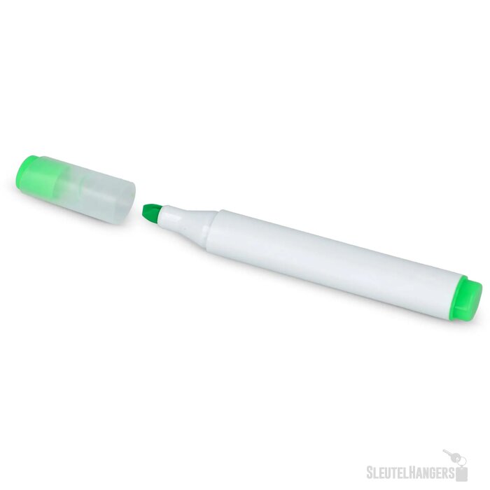 Ovale tekstmarker groen
